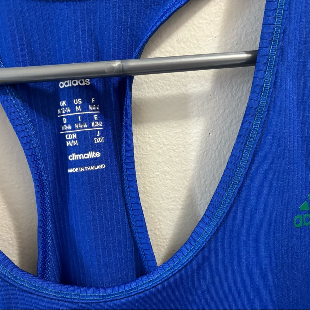 Blue Adidas Tank